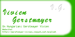 vivien gerstmayer business card